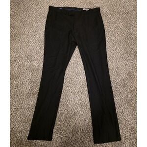 Kenneth Cole Reaction Pants Mens‎ 37x33 Black Techni-Cole Dress Stretch